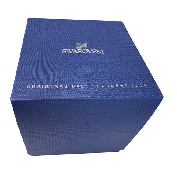 Swarovski Crystal 2014 Christmas Ball Ornament 5059023 Star Complete With Box - Picture 5 of 5